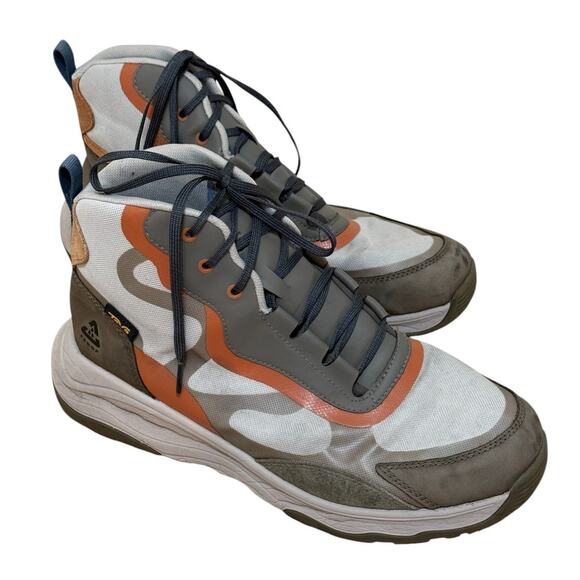Teva Shoes Men 11 Gray Geotrecca Gorpcore Waterproof Hiking Trail Outdoor Mid - Picture 1 of 10